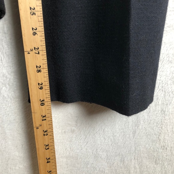 Antonio Melani Wool Blend Pants Women's Sz 10 Navy Blue Lined Trousers Office - Picture 8 of 10